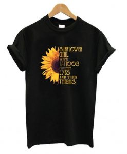 Sunflower Girl T-shirt RE23