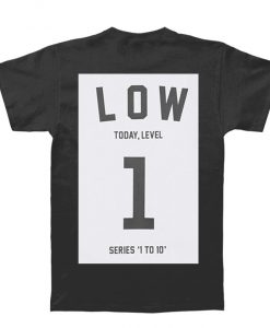 1 low studio concrete 'series 1 to 10'  t-shirt