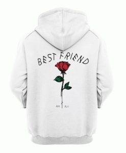 Best Friend Rose Back Hoodie RE23