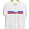 Blur Logo Stripe T shirt RE23