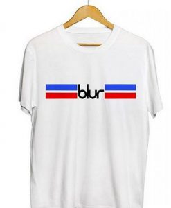 Blur Logo Stripe T shirt RE23