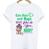 Cats Hats And Naps T-shirt