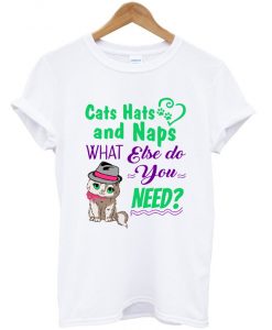 Cats Hats And Naps T-shirt