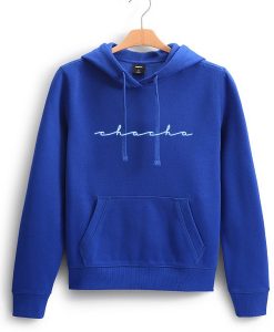 Chacha The Wave Blue Hoodie