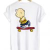 Charlie Brown Skateboard T shirt RE23