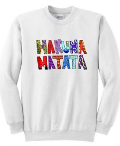 Colorful Hakuna Matata Sweatshirt RE23