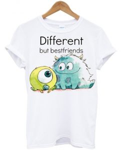 Different But Bestfriends Monster inc t-shirt