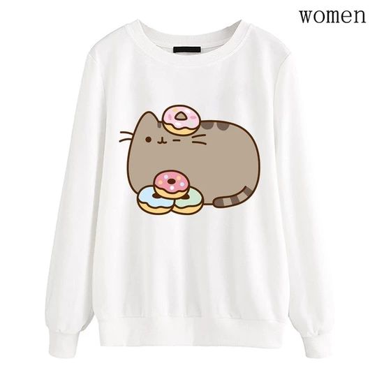 Donut And Cat Sweatshirt RE23