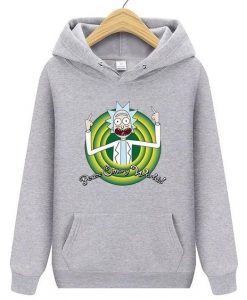 Hoodie Rick Morty Print RE23