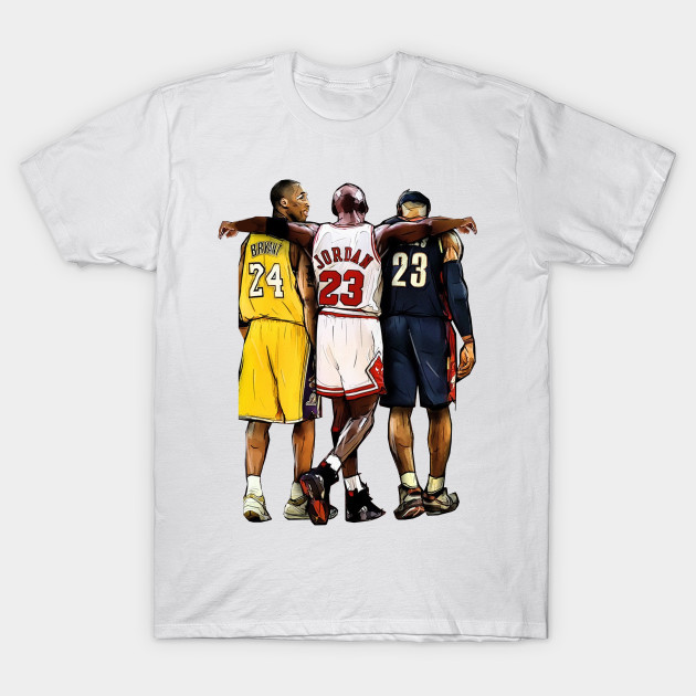 Kobe Bryant x Michael Jordan x Lebron James T-shirt RE23