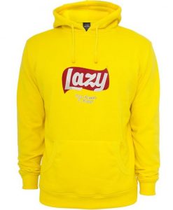 Lazy yellow Hoodie RE23