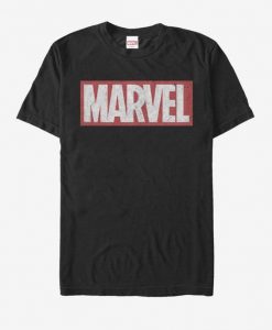 Marvel Classic Distressed Logo T-Shirt RE23