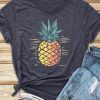 Pineapple Print Short Sleeve T-Shirt RE23