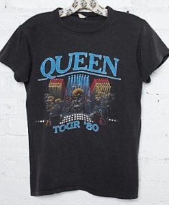 Queen band Tour 80 t shirt RE23