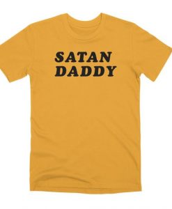 SATAN DADDY PRINTED T-SHIRT RE23