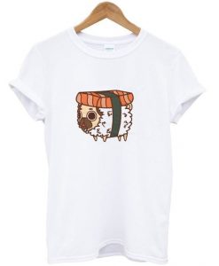 Salmon sushi Printed T-Shirt RE23