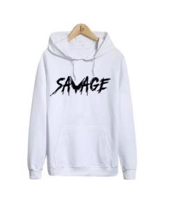 Savage printed Hoodie RE23