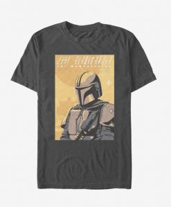 Star Wars The Mandalorian Poster T-Shirt RE23