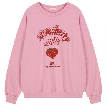 Strawberry Milk sweatshirt RE23