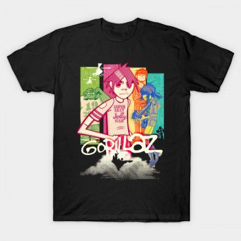 The Gorillaz crew T-shirt RE23