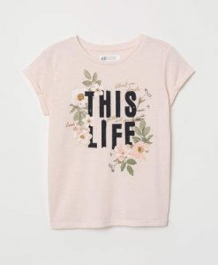 This Life Flower T-shirt RE23