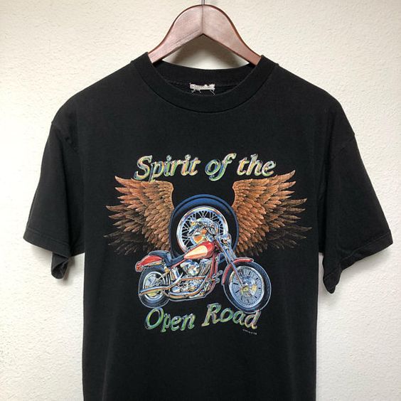 Vintage biker t-shirt RE23