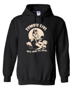 Zombie girl Hoodie RE23