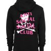 anti social social club skull hoodie