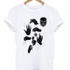 black hand movement t-shirt