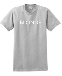 blonde t-shirt