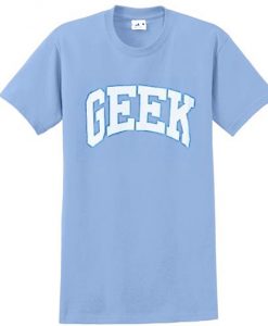 blue geek t-shirt