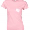 broken heart light pink T Shirt