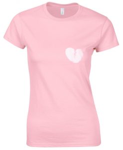 broken heart light pink T Shirt