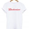 budweiser logo t shirt