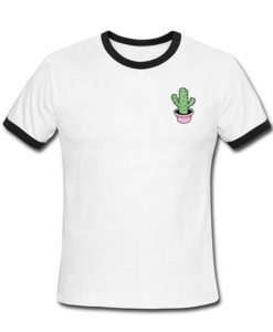 cactus ringer t shirt