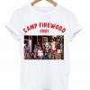 camp firewood 1981 t-shirt