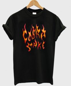 cobra snake fire t-shirt