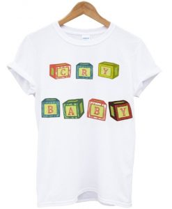 cry baby blocks t-shirt