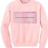 delete all emoticon sweatshirt