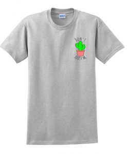 don't touch me cactus T-shirt