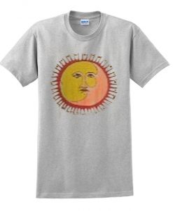 face like on the sun t-shirt