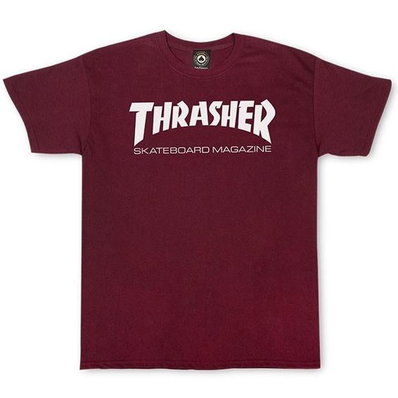 thrasher skateboard magazine T-shirt RE23