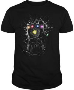 Avengers black infinity gauntlet T-Shirt ZX03