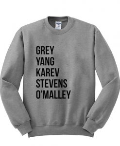 Grey Yang Karev Stevens O'malley Sweatshirt IGS