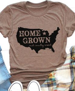 HOME GROWN USA T-SHIRT ZX03