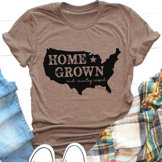 HOME GROWN USA T-SHIRT ZX03