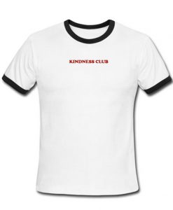 kindness club ringer t-shirt ZX03