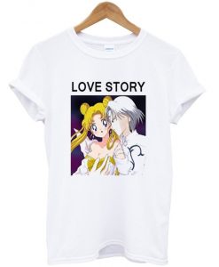 love story sailor moon tshirt ZX03