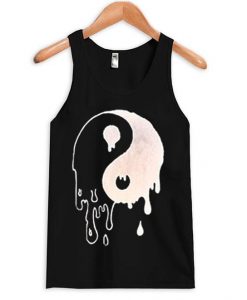 yinyang melted Adult tanktop RE23