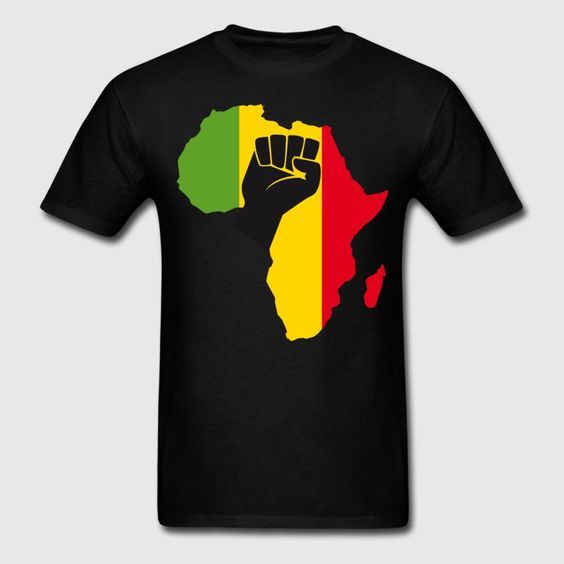 African Black Power Men's T-Shirt REW